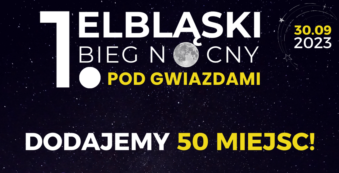 Więcej miejsc na nocny bieg po Modrzewinie