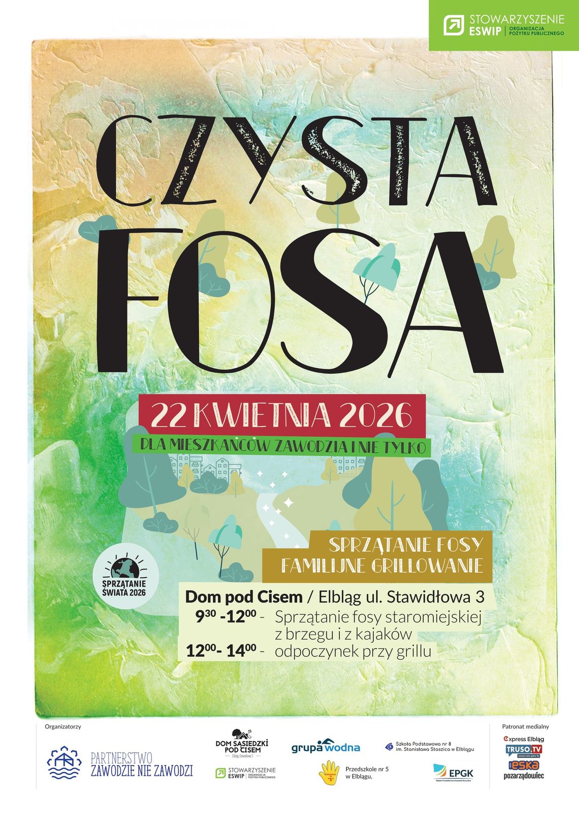 Wspólne sprzątanie Fosy Miejskiej. Każdy może pomóc