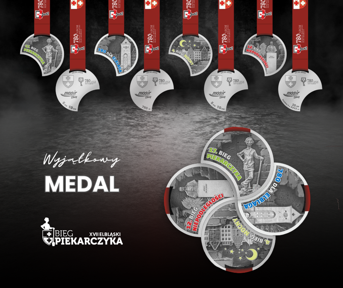 Wyjątkowy medal XVII edycji Biegu Piekarczyka