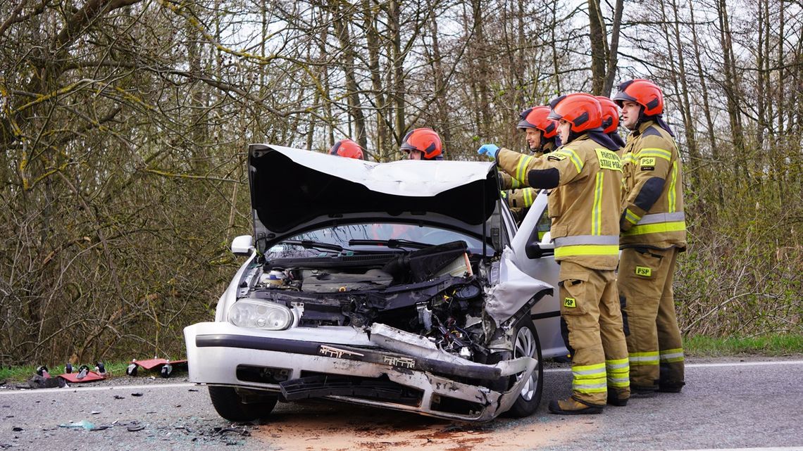 Wypadek na trasie Elbląg-Malbork [FOTO]