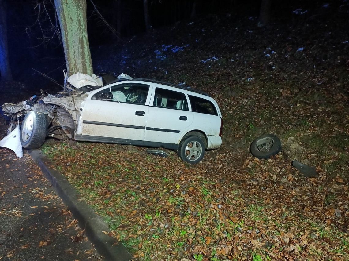 Wypadek na trasie Elbląg-Tolkmicko. Mężczyzna walczy o życie w szpitalu