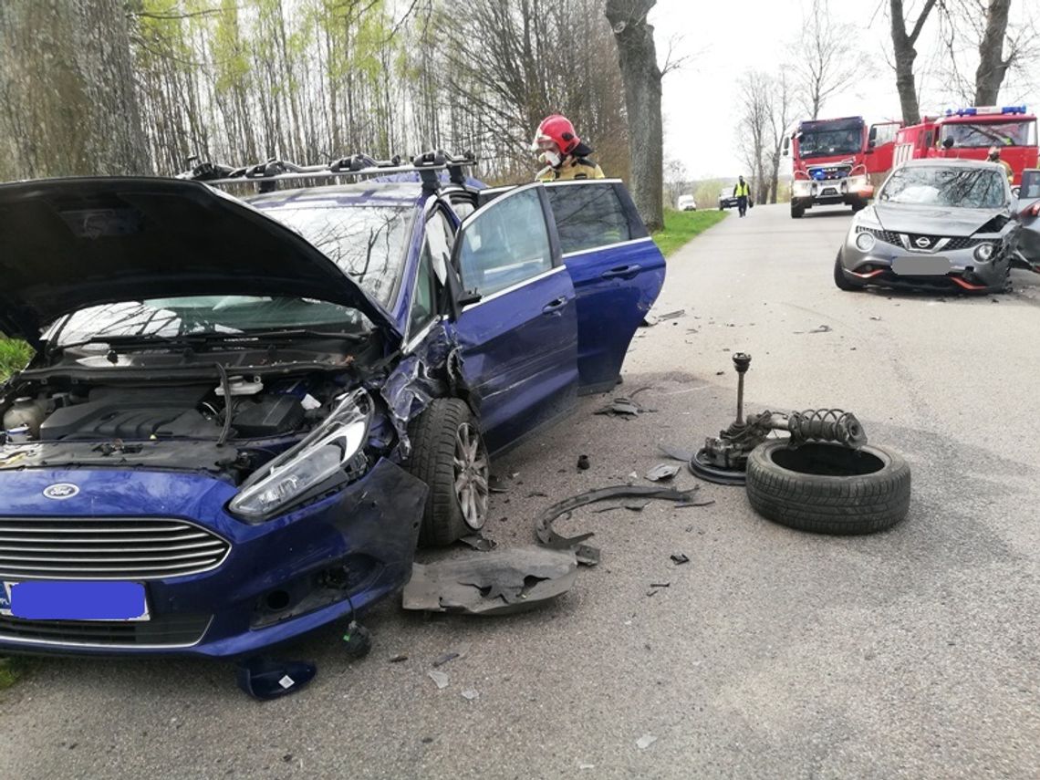 Wypadek w miejscowości Płoskinia