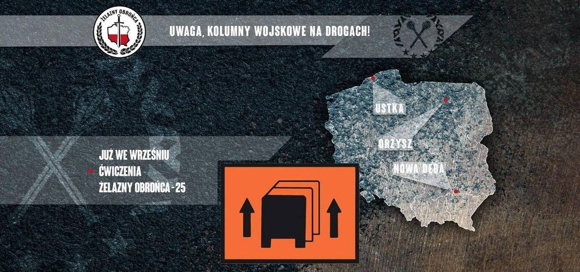 Wzmożony ruch wojskowych kolumn - apel do kierowców! Wzmożony ruch wojskowych kolumn - apel do kierowców!