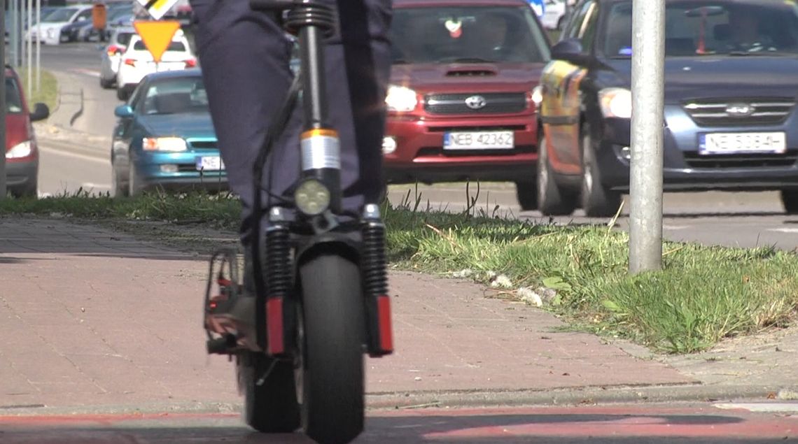 Zatrzymany na hulajnodze. Musi zapłacić 2500 zł! Zatrzymany na hulajnodze. Musi zapłacić 2500 zł!