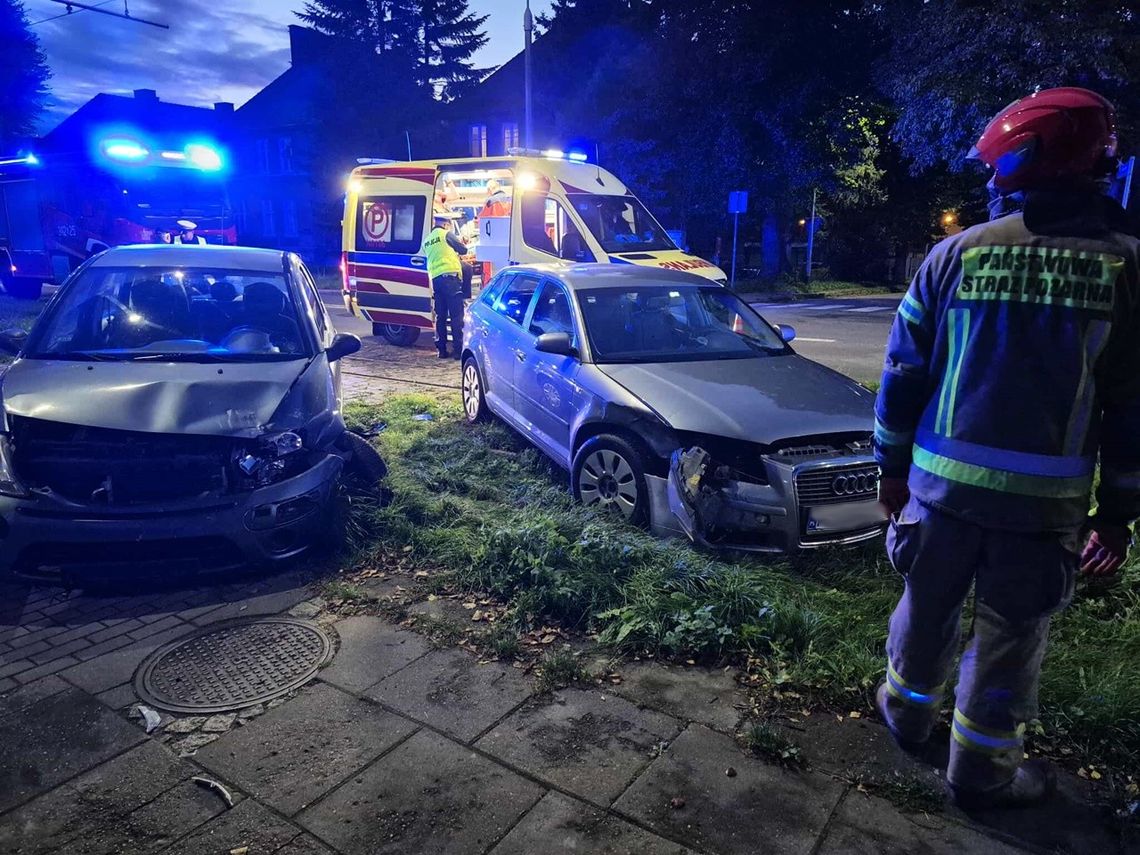 Zderzenie pojazdów na Królewieckiej