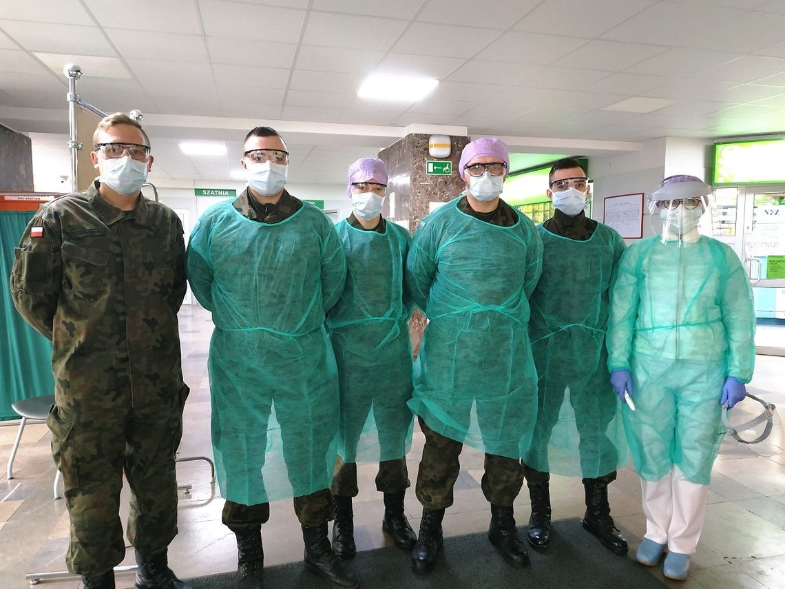 Żołnierze WOT z Braniewa od dzisiaj wspomagają personel medyczny