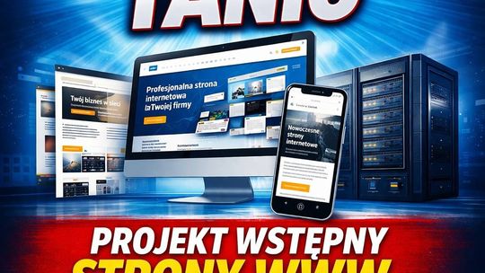 Strona WWW od 590 zł + projekt wstępny GRATIS