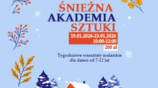 Ferie w Światowidzie - Śnieżna Akademia Sztuki (19-23 stycznia 2026) Ferie w Światowidzie - Śnieżna Akademia Sztuki (19-23 stycznia 2026)