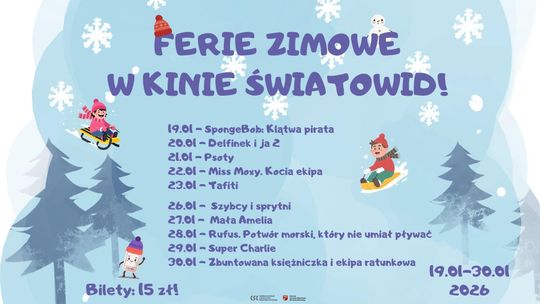 Ferie zimowe w Kinie Światowid – filmowa propozycja na zimowe dni Ferie zimowe w Kinie Światowid – filmowa propozycja na zimowe dni