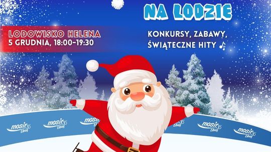 Mikołajkowa zabawa na lodzie