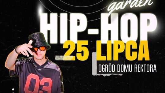 Wac Toja wystąpi w Elblągu! Hip-Hop Garden rozkręci wakacyjny wieczór w Ogrodzie Domu Rektora