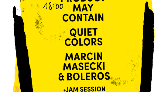 XII Festiwal Jazzbląg: sobotni wieczór z Product May Contain, Quiet Colors i Marcinem Maseckim & Boleros w Galerii EL
