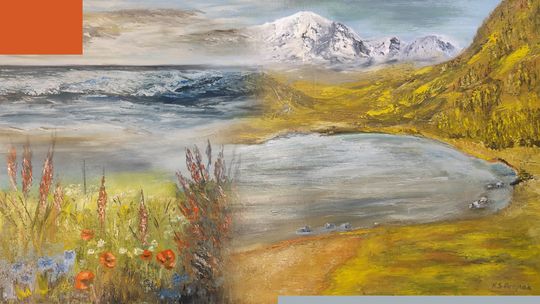 „Z tęsknoty za latem – pejzaże olejne na płótnie” – wystawa malarska Kazimierza Stanisława Brejnaka w Kostce