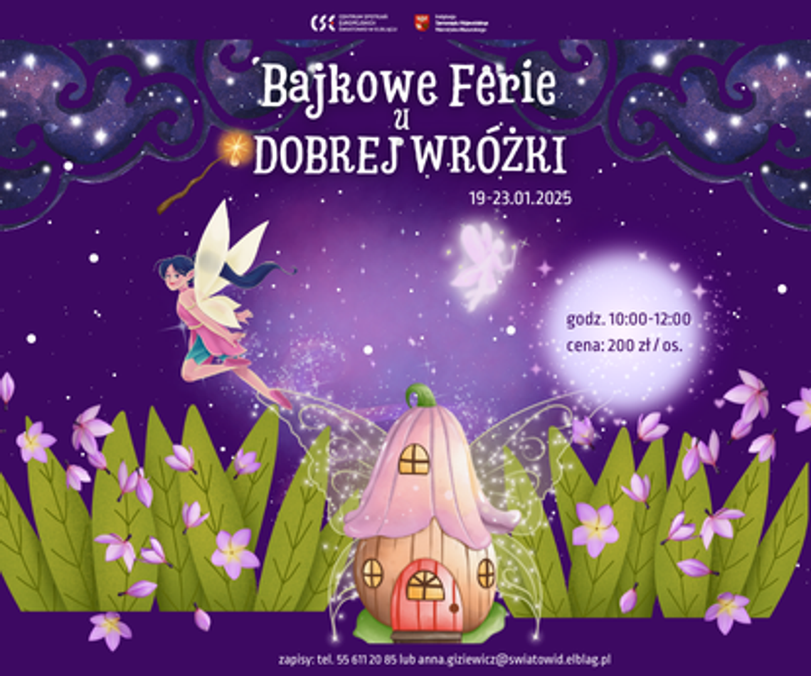 Bajkowe Ferie u Dobrej Wróżki – twórczy tydzień dla dzieci w CSE Światowid - 19-23.01.2026