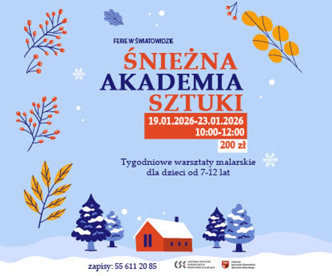 Ferie w Światowidzie - Śnieżna Akademia Sztuki (19-23 stycznia 2026)