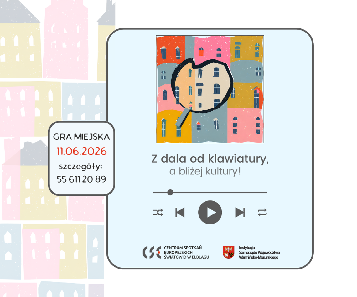 Gra miejska: "Z dala od klawiatury, a bliżej kultury" Gra miejska: "Z dala od klawiatury, a bliżej kultury"