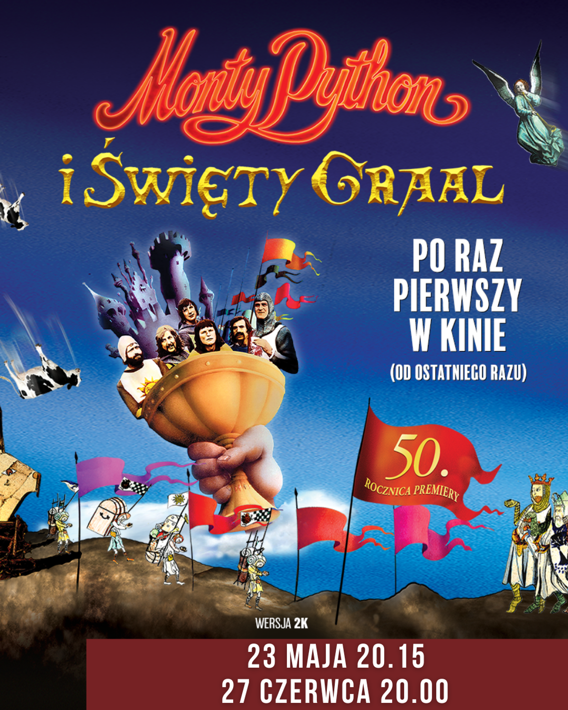 "Monty Python i Święty Graal. 50-lecie premiery" w Kinie Światowid "Monty Python i Święty Graal. 50-lecie premiery" w Kinie Światowid