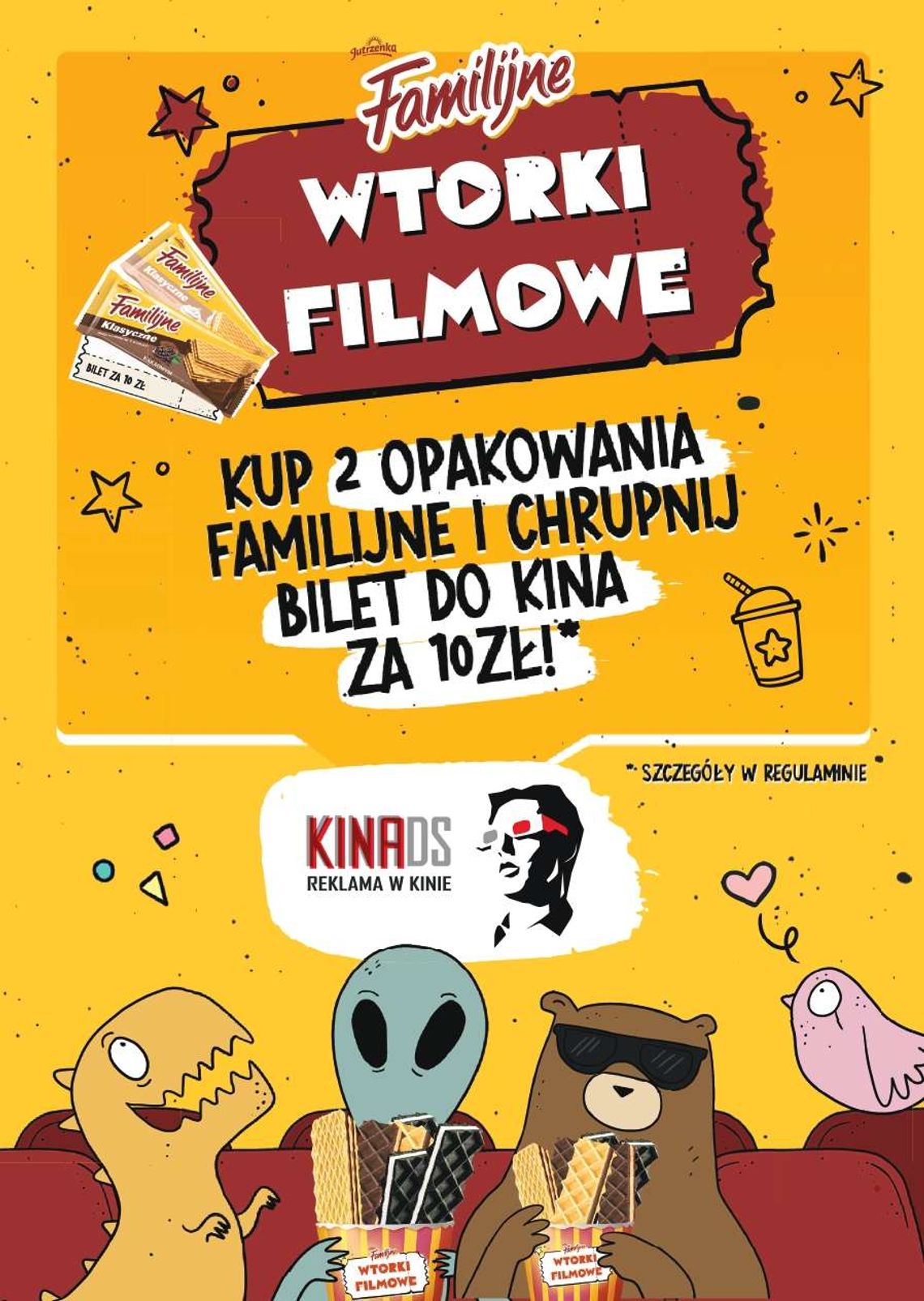 Promocja biletowa w Kinie Światowid w każdy wtorek!