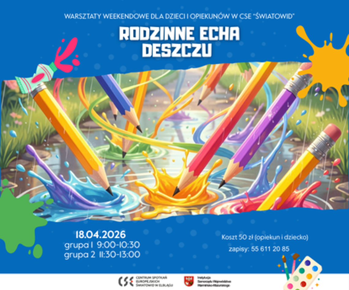 Rodzinne Echa Deszczu – kolejne warsztaty rodzinne w CSE „Światowid”