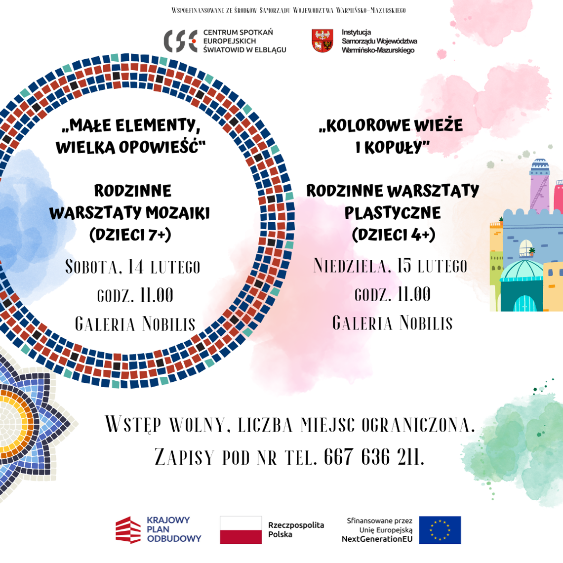 Rodzinne warsztaty plastyczne inspirowane sztuką sakralną w CSE „Światowid” | 14.02.2026 i 15.02.2026