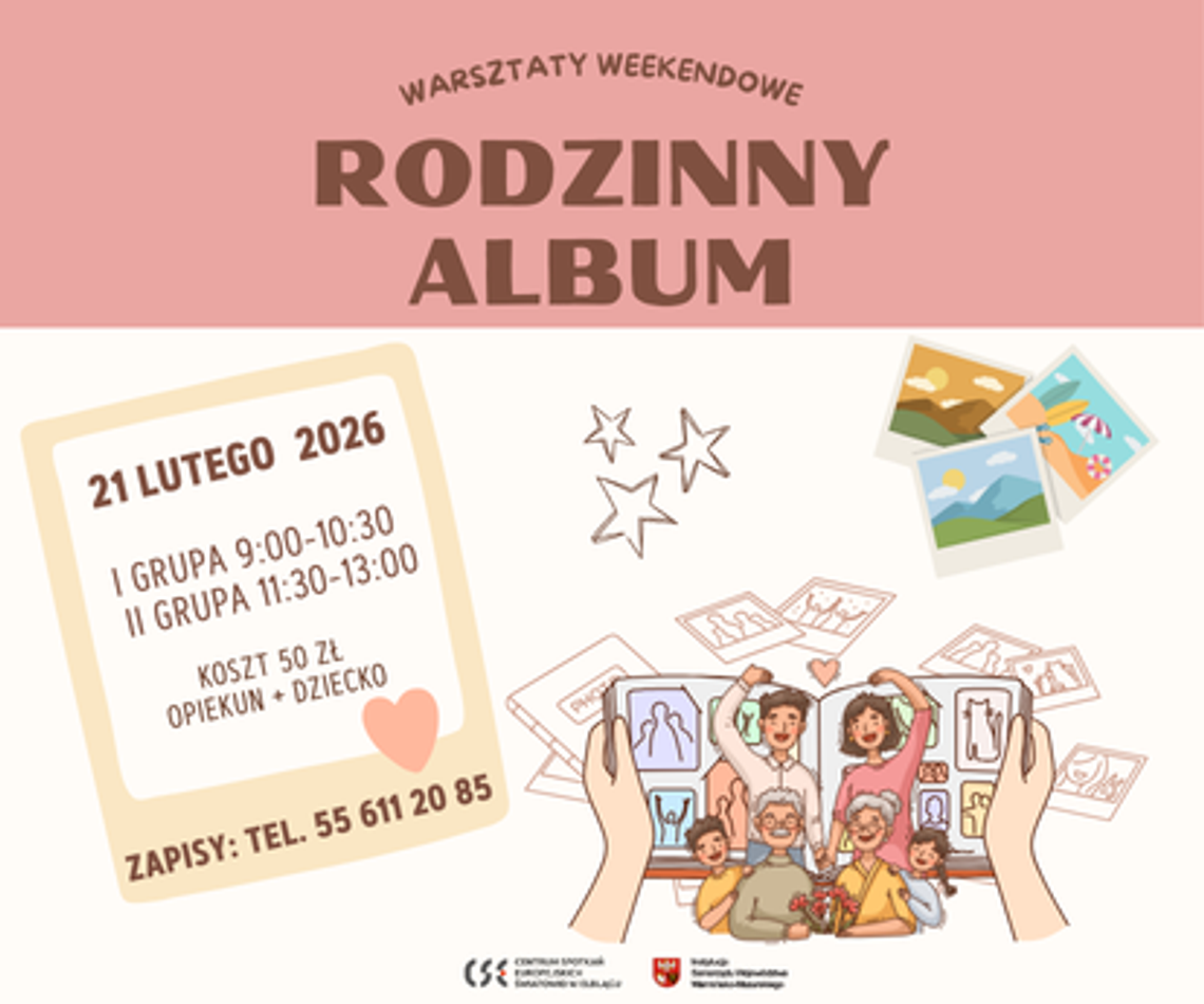 „Rodzinny album” - rodzinne warsztaty scrapbookingu w CSE Światowid | 21.02.2026