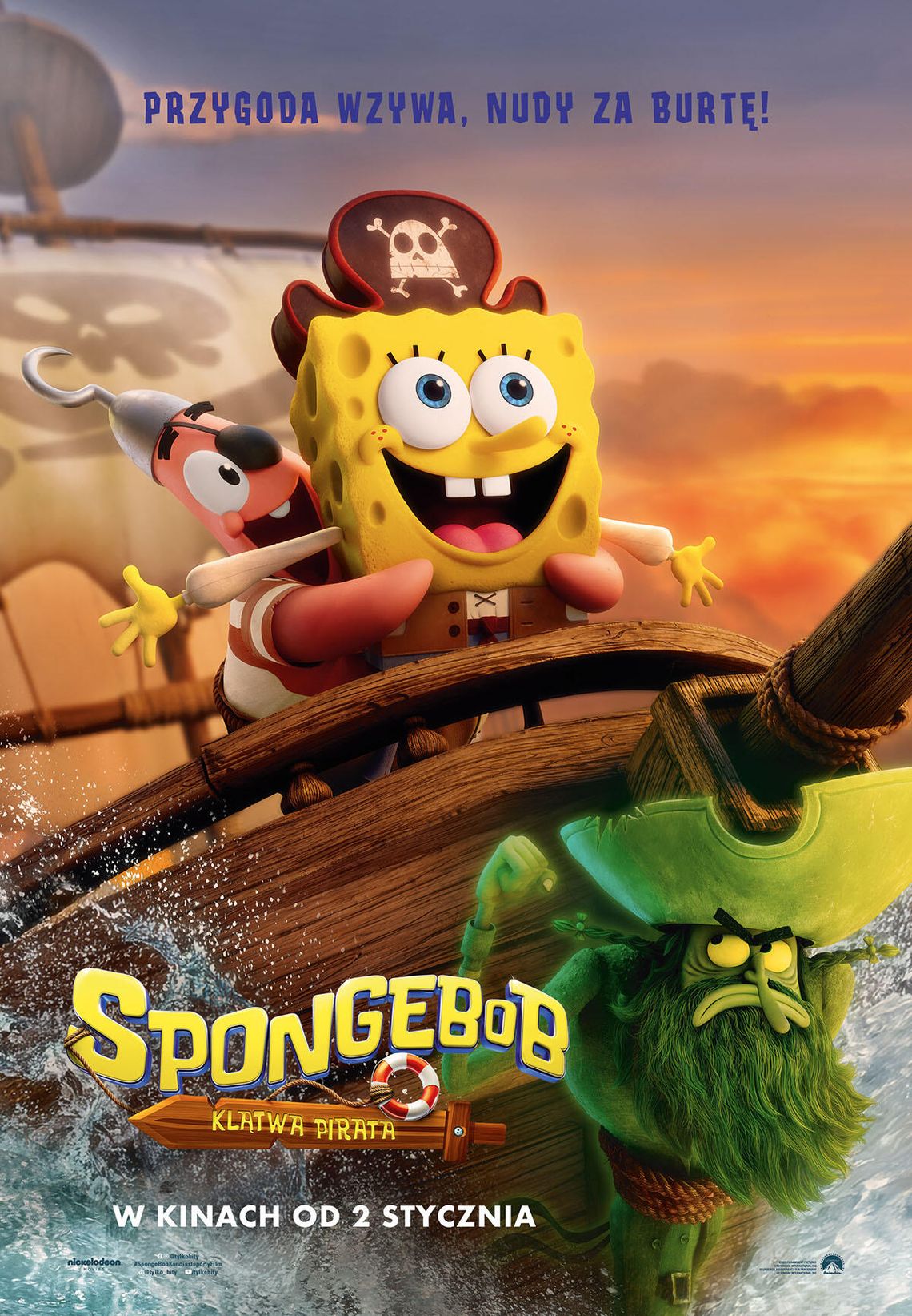"SpongeBob: Klątwa Pirata" w Kinie Światowid