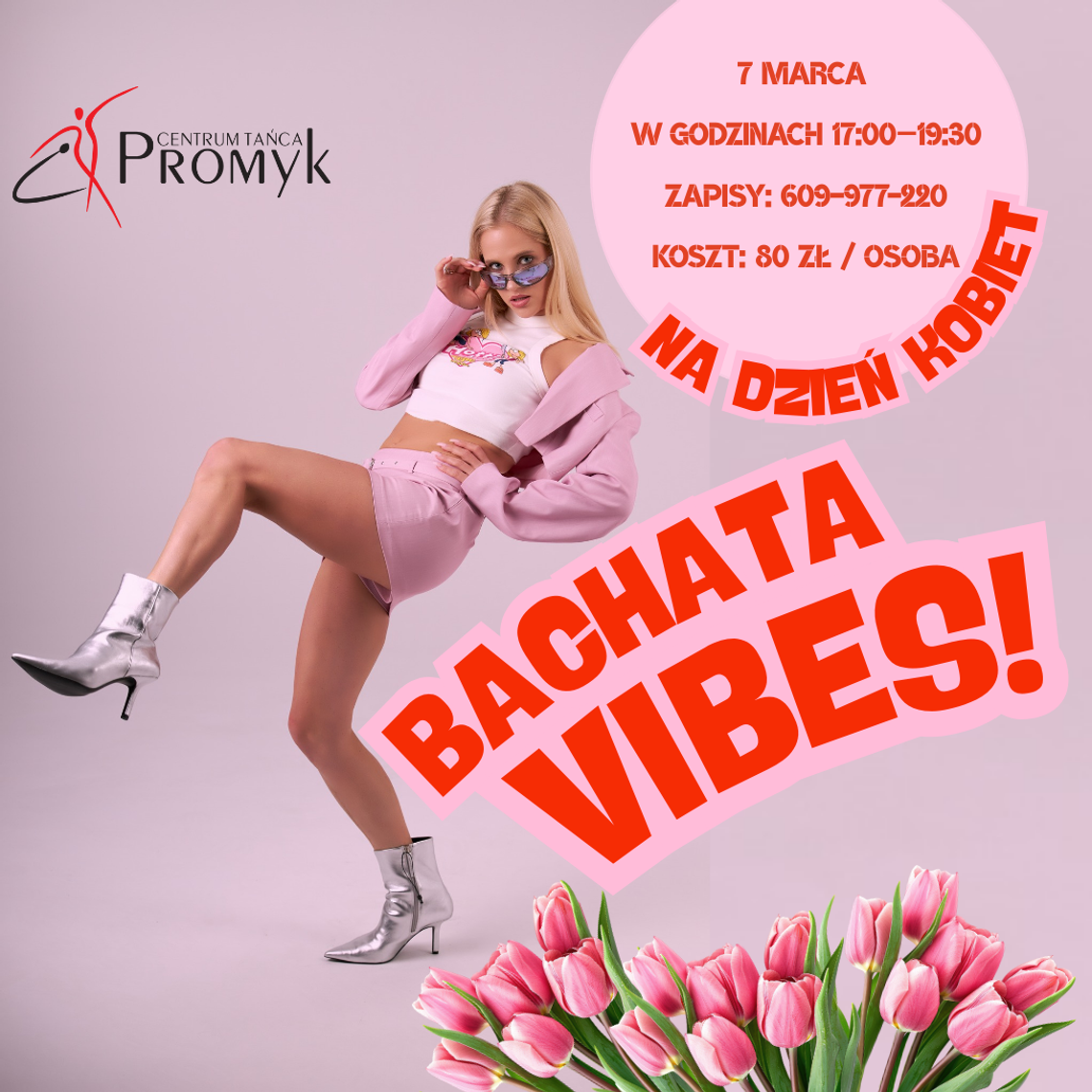Taneczny Dzień Kobiet w Promyku. Bachata i pokaz high heels z Pauliną Cytruk | 7.03.2026