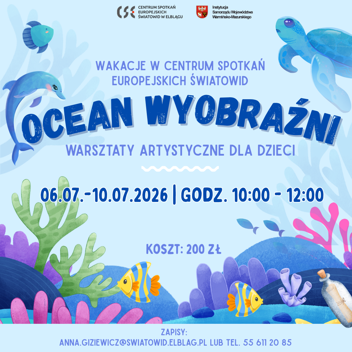 Wakacyjny „Ocean Wyobraźni” w Centrum Spotkań Europejskich